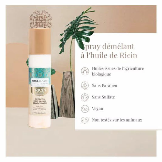 Spray démêlant express sans-rinçage - Ricin