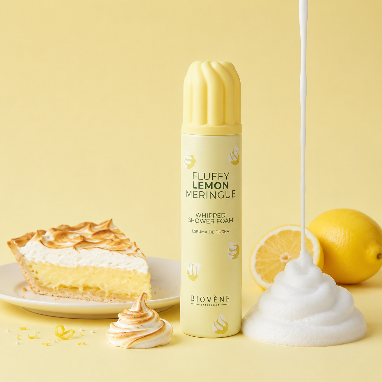 Mousse de Douche Gourmande Citron Meringué