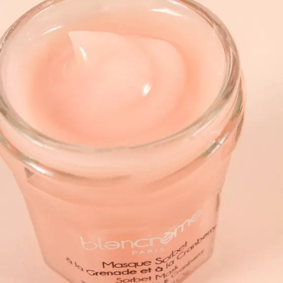 Masque visage sorbet Grenade & cranberry