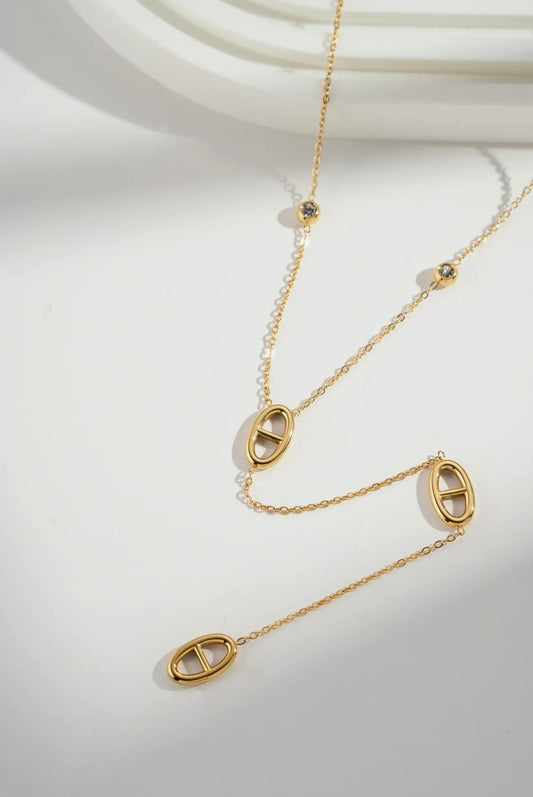 Collier orlianna acier inoxydable