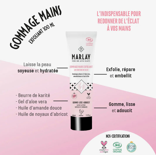 Gommage mains exfoliant