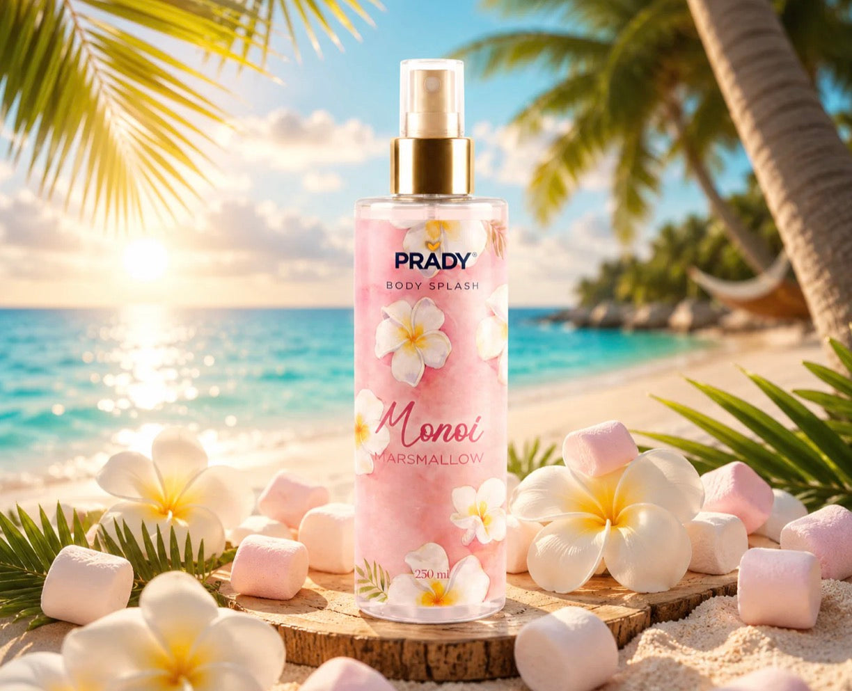 🍬🌺 Brume Corps & Cheveux Monoï Marshmallow 250 ml