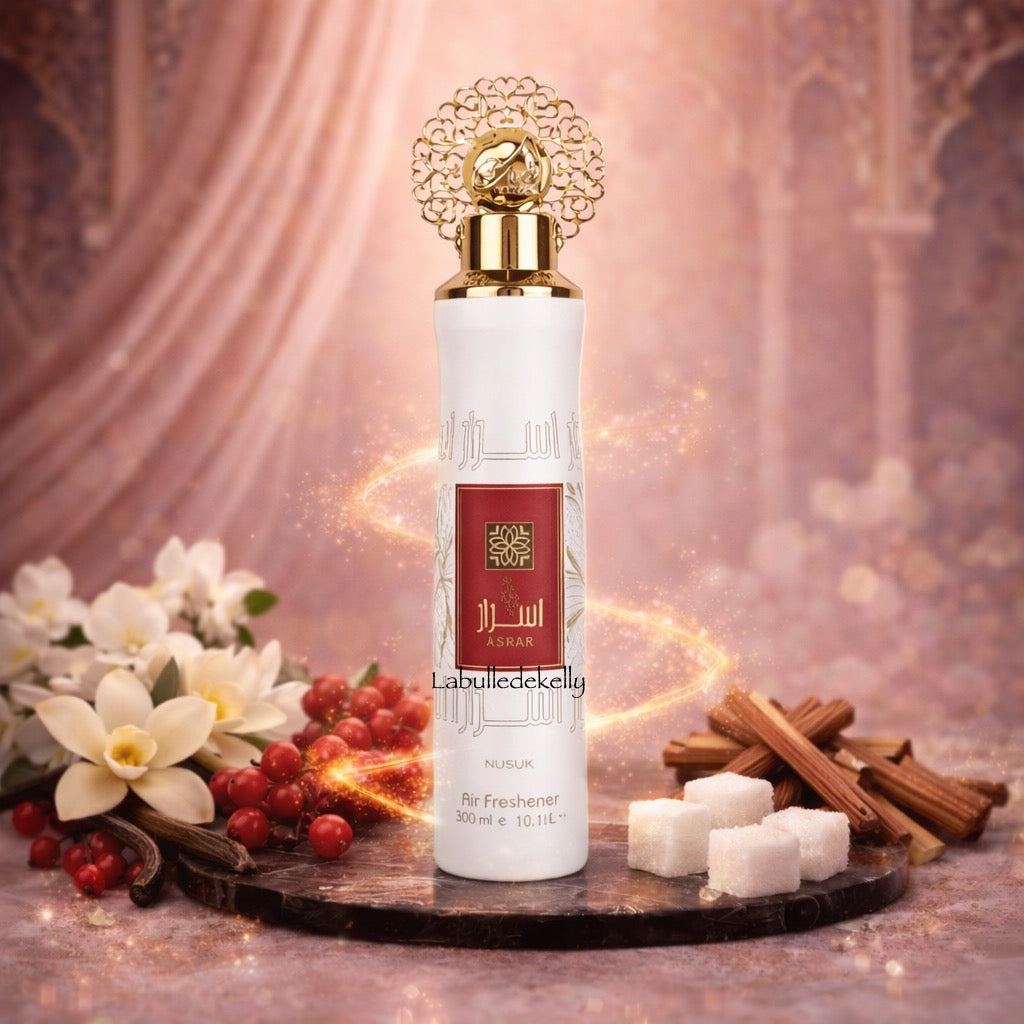 Spray d’ambiance douceur orientale Nusuk asra