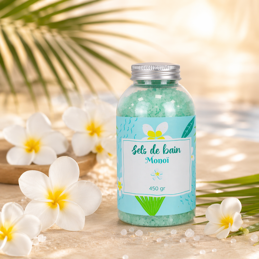 Sel de bain monoï 450gr