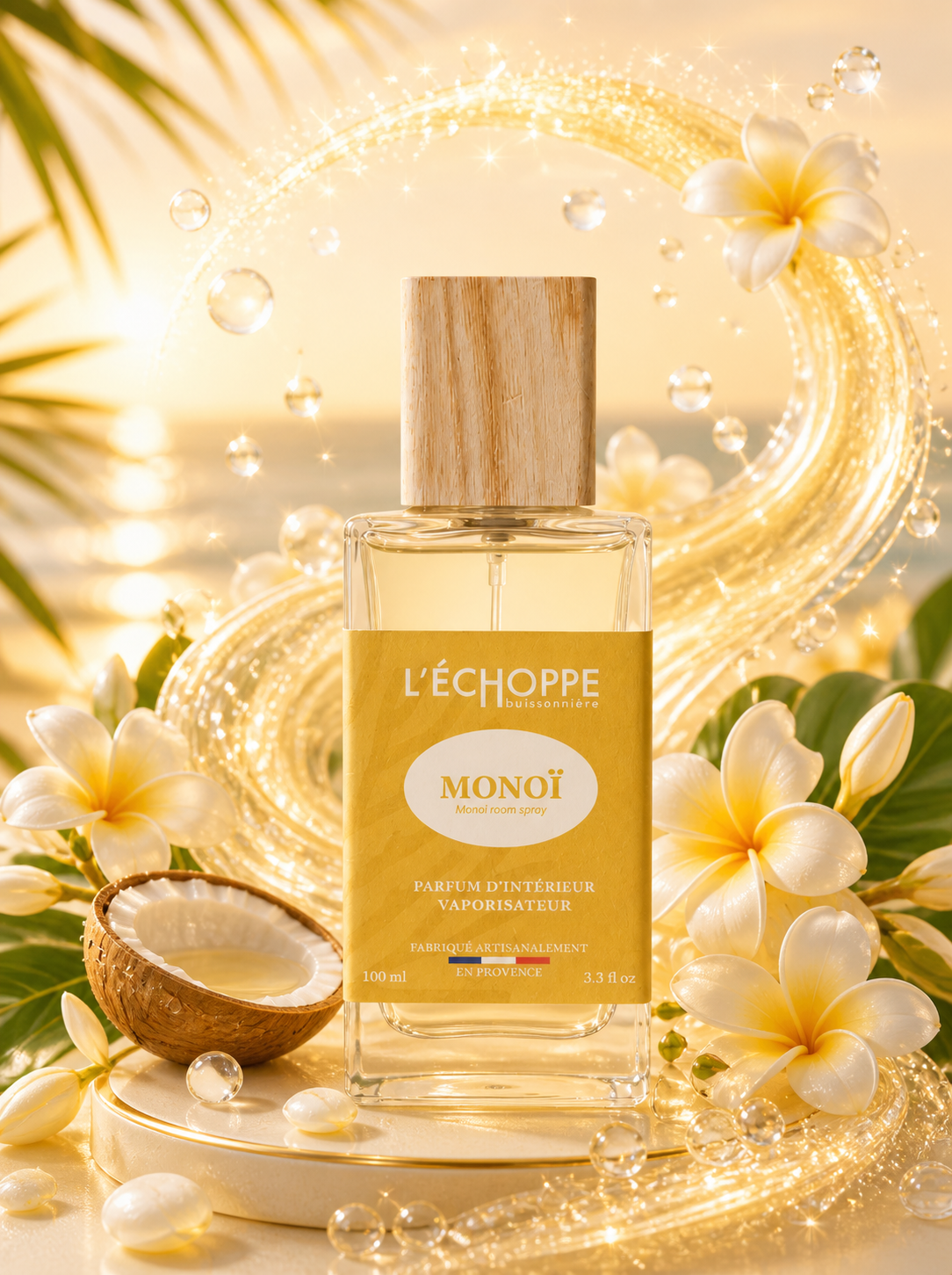 Spray d’ambiance et tissu Monoï