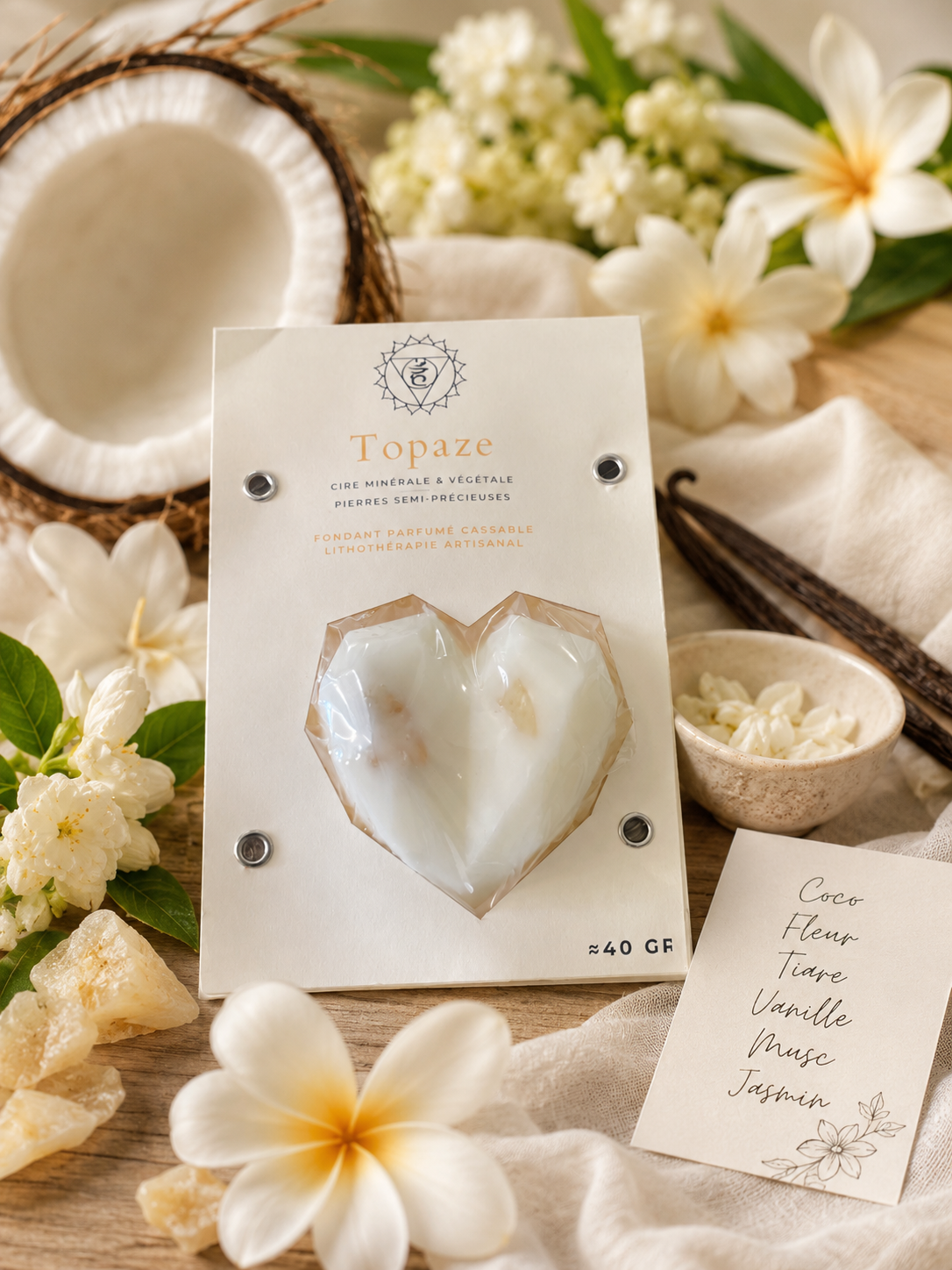 Fondant Lithothérapie - Topaze - 40 G
