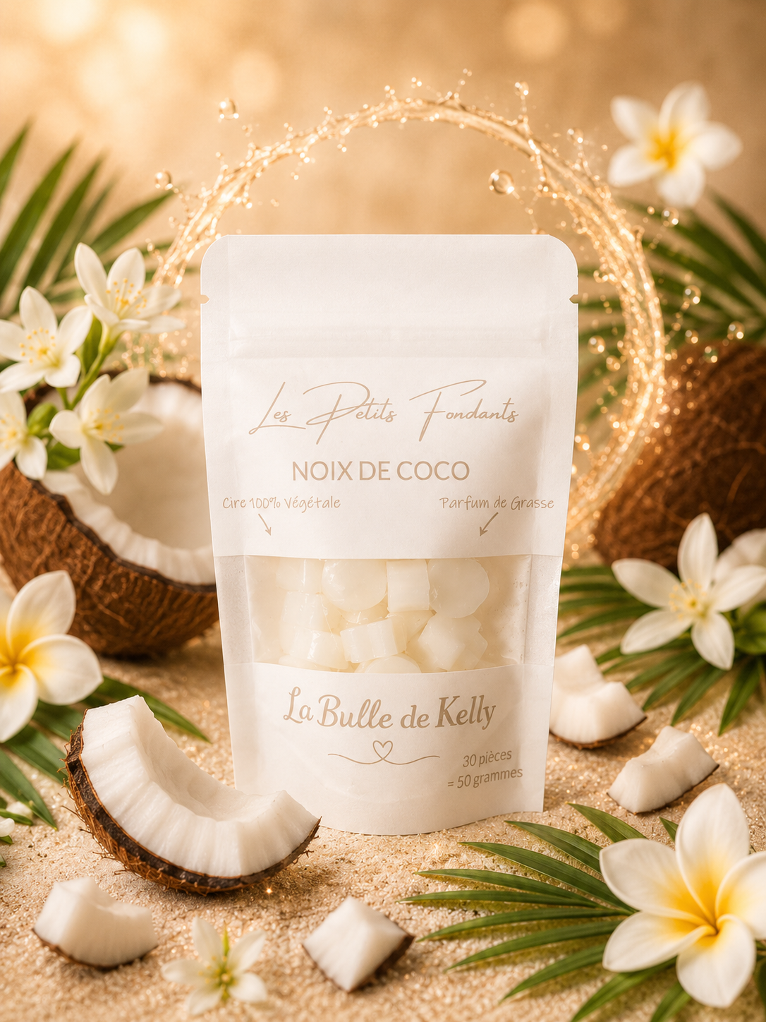 Fondants parfumés noix de coco par 30