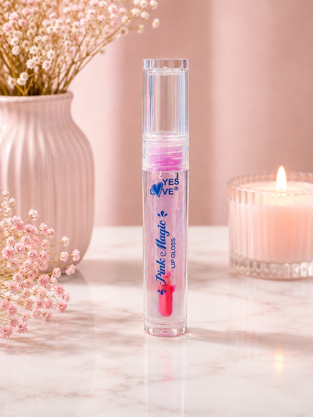 đ Pink Magic Lip Gloss