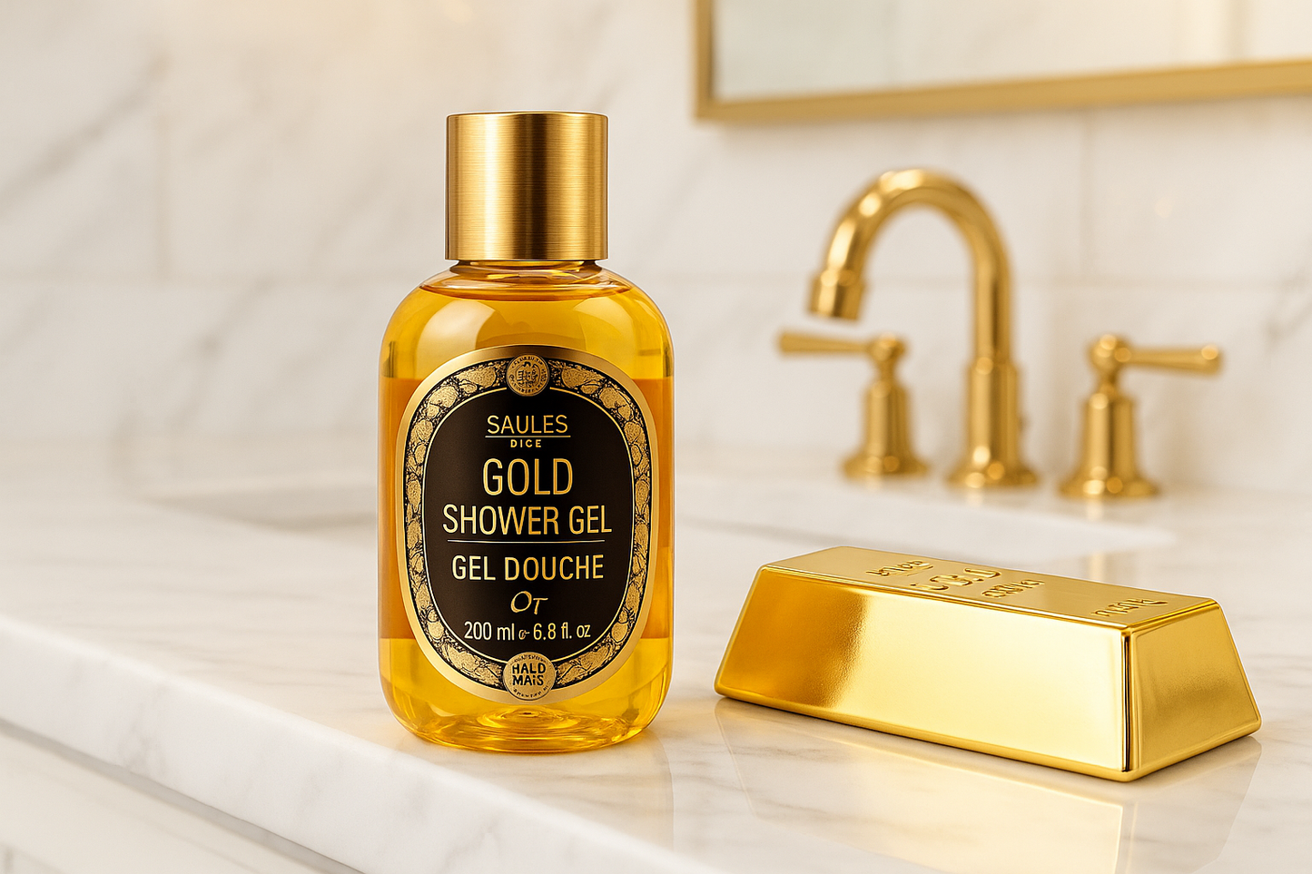 Gel douche Gold ( inspiration du parfum one million )