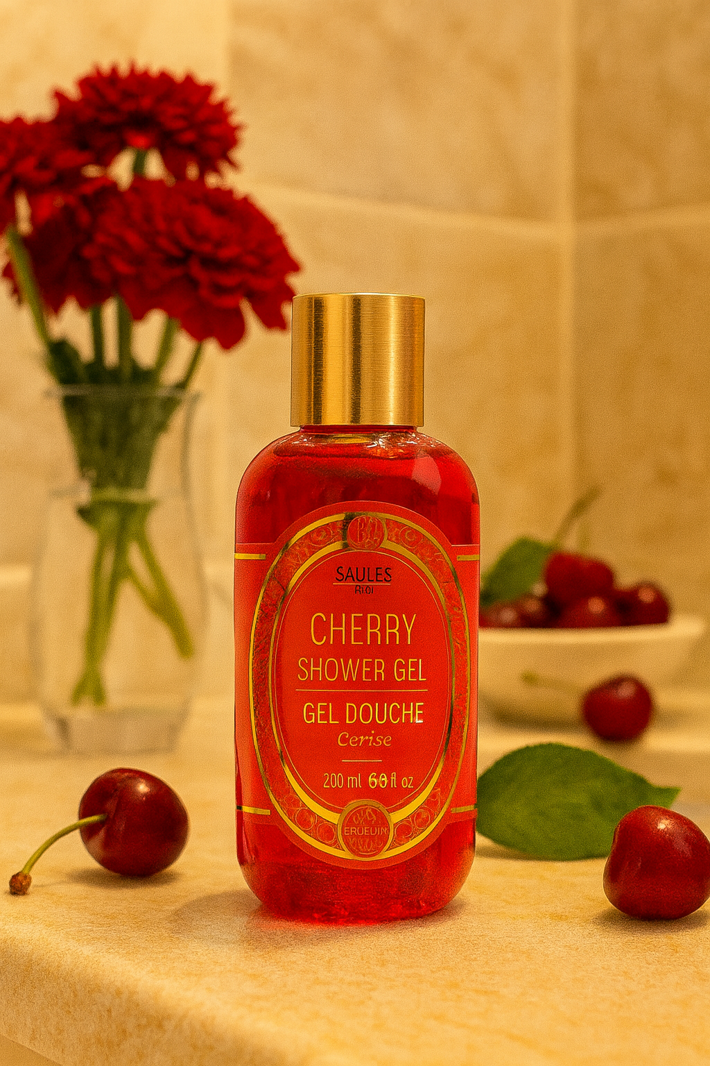 Gel douche senteur Cherry