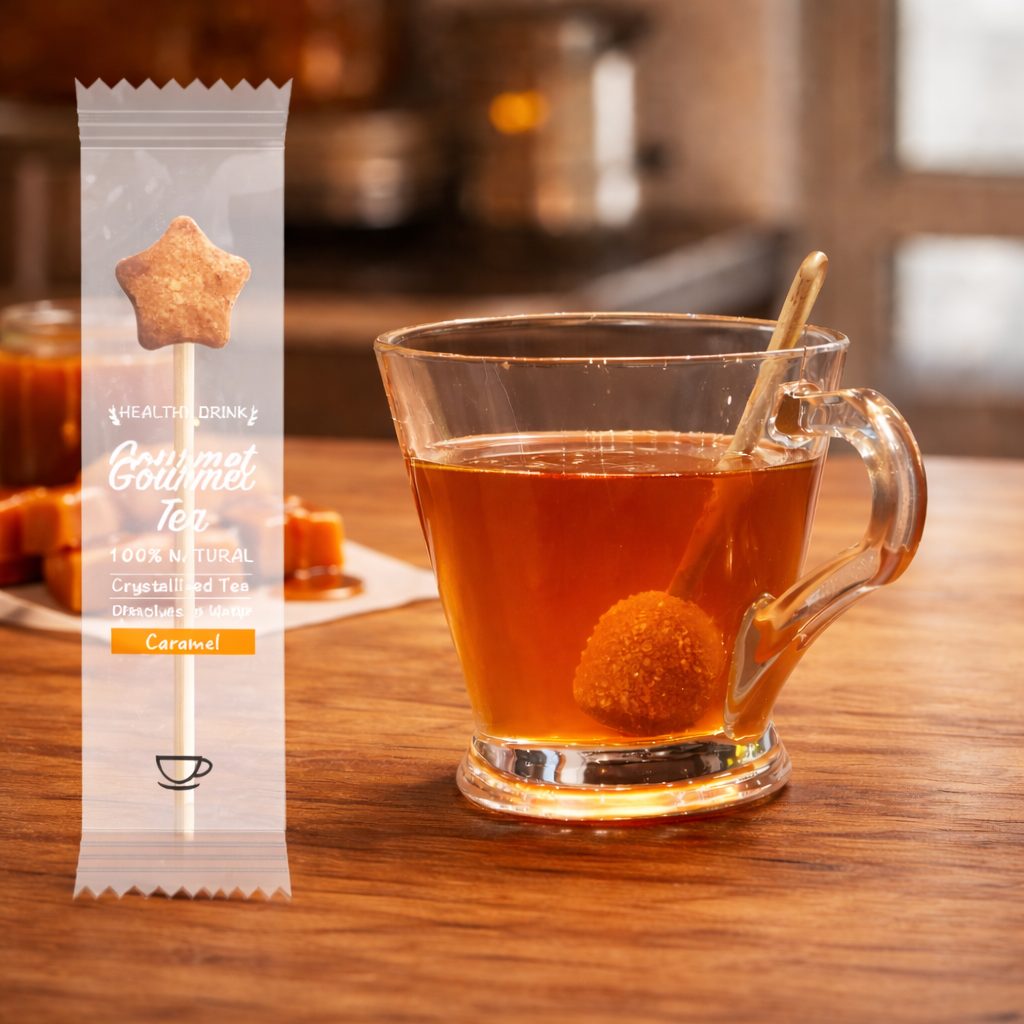 Tea pop caramel gourmand