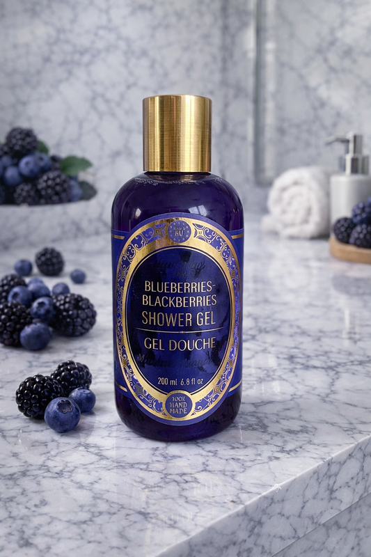 Gel douche myrtilles mûre