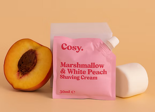 Crème à raser marshmallow /peche