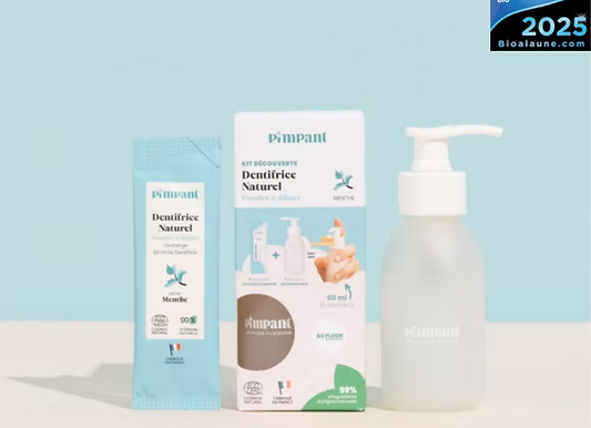 Kit Découverte Dentifrice Menthe (1 bouteille + 1 stick)