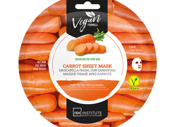 MASQUE VEGAN IDC INSTITUTE À LA CAROTTE