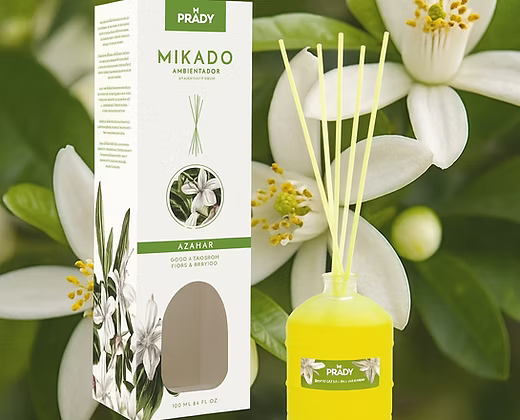 Mikado d'ambiance Fleurs d'oranger