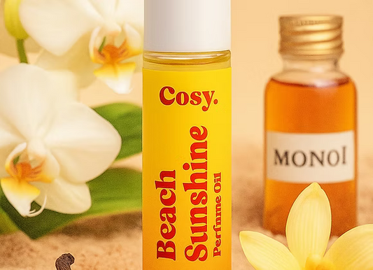 Huile parfumée Beach ( vanille monoï) imparfaite