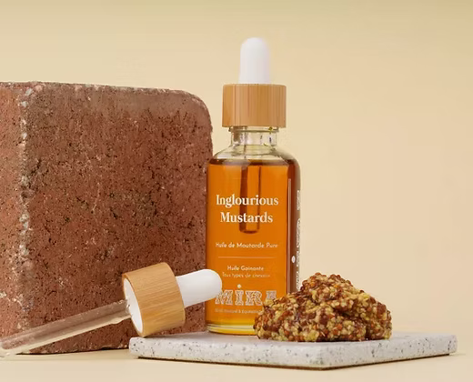 Huile de Moutarde - Cheveux - Gainante, fortifiante, limite la chute des cheveux