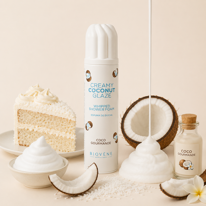 Mousse de douche parfumée