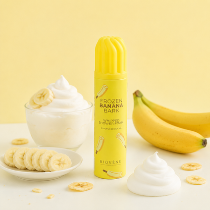 Mousse de douche gourmande