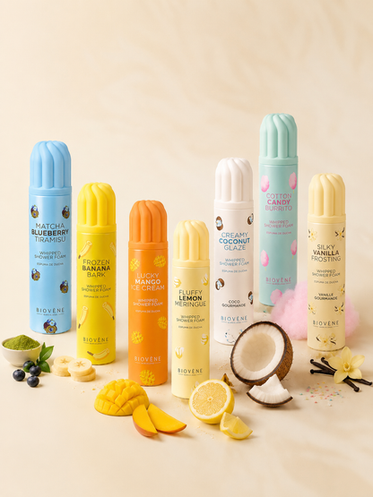 Mousse de douche gourmande