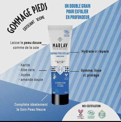 Gommage pieds exfoliant Bio