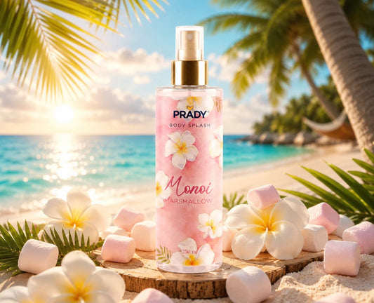 🍬🌺 Brume Corps & Cheveux Monoï Marshmallow 250 ml