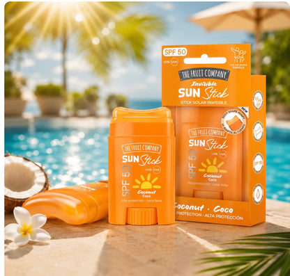 🥥☀️ Stick Solaire Invisible SPF 50 Coconut – The Fruit Company