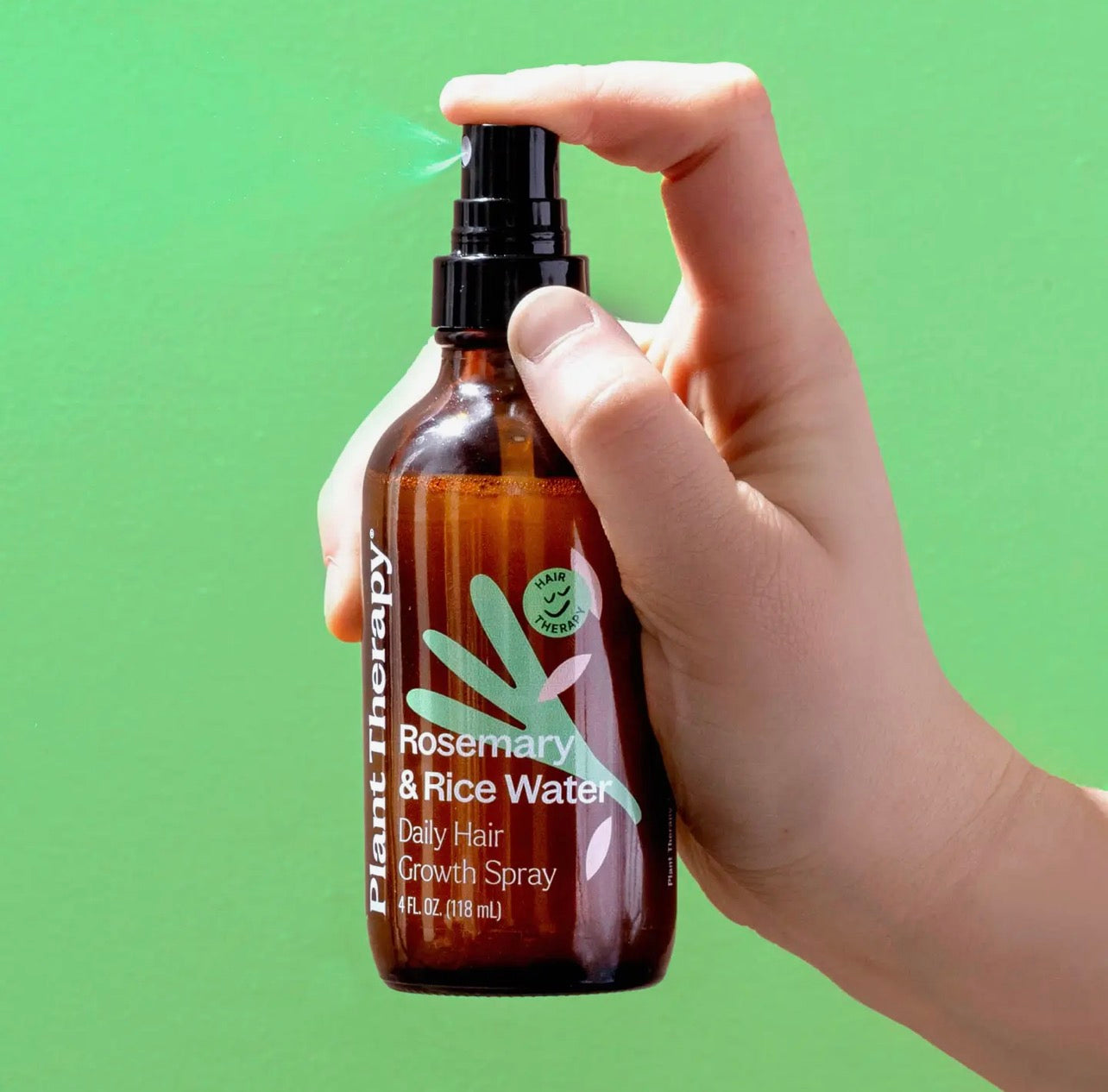🌿 Spray Quotidien Croissance des Cheveux – Romarin & Eau de Riz