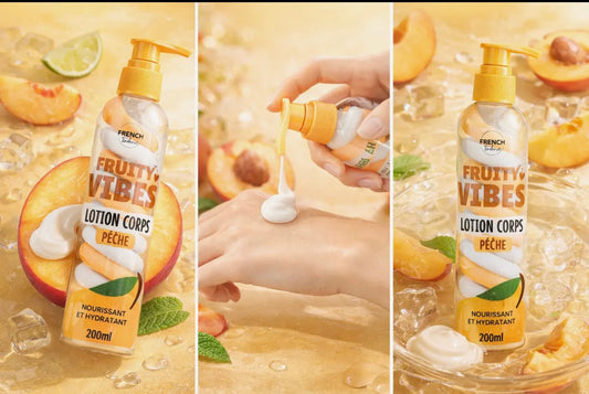 Lotion Corps Fruity Vibes – Pêche 🍑