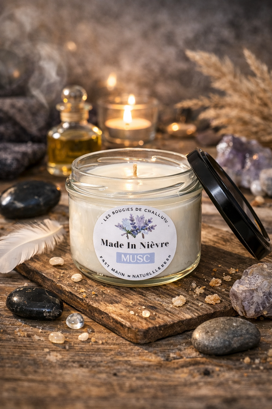 Bougie senteur musc