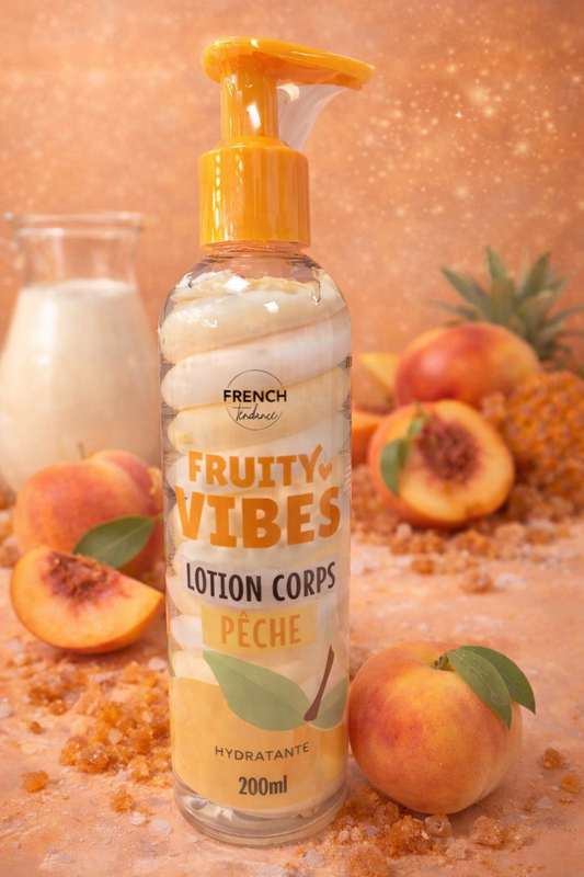 Lotion Corps Fruity Vibes – Pêche 🍑