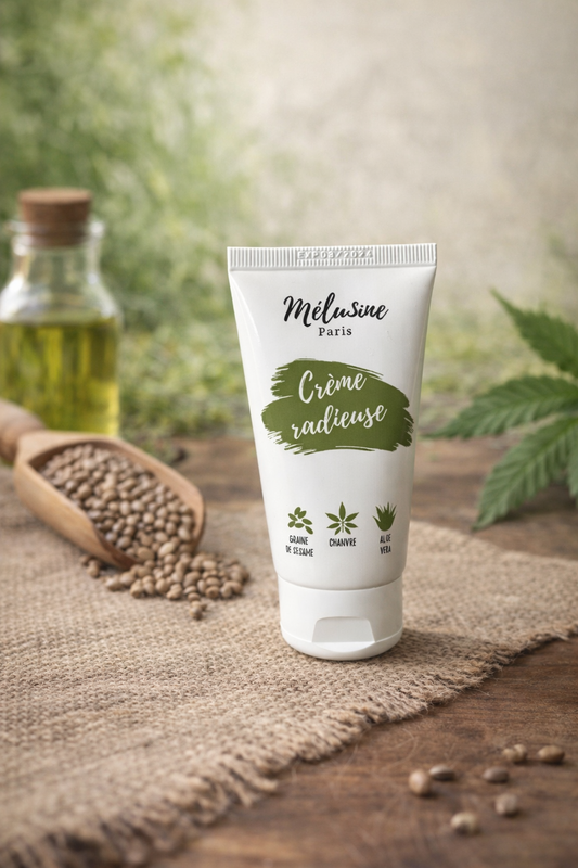 Crème visage radieuse au chanvre bio