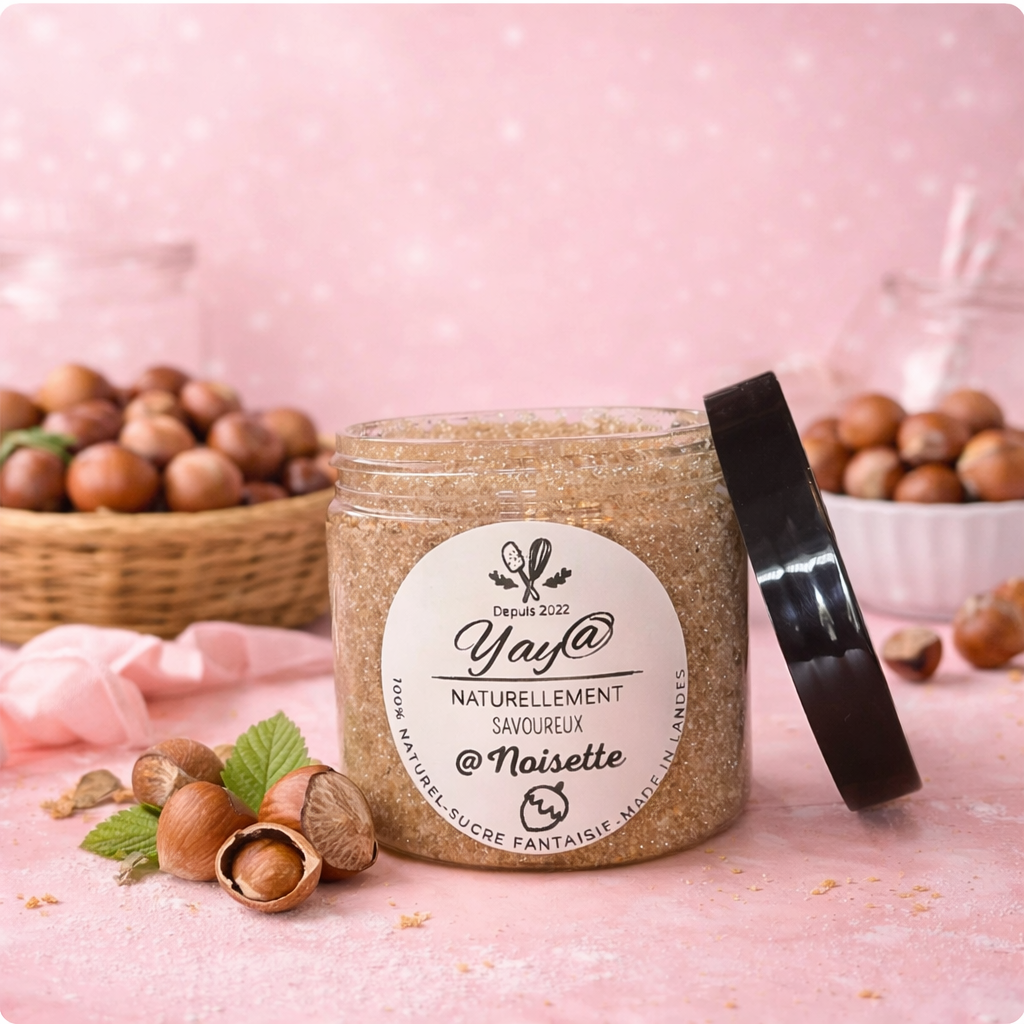 Sucre parfumée noisette