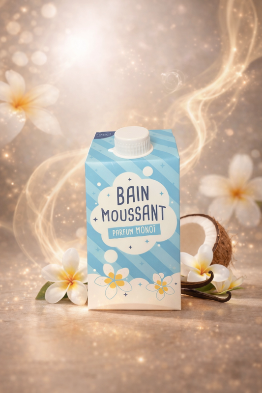 Brique bain moussant monoï