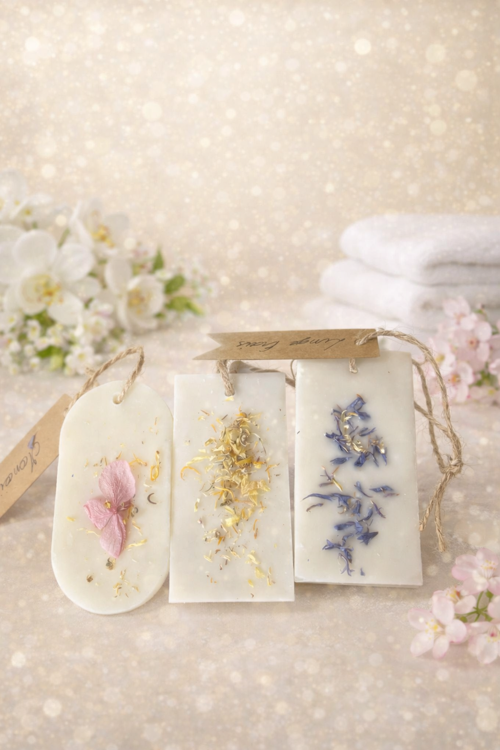 Tablettes de cire parfumée à suspendre pour placard ou voiture – 2 en 1 🌸
