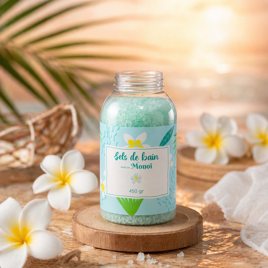 Sel de bain monoï 450gr