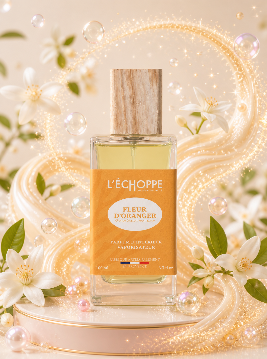 Spray d’ambiance et tissus  fleur  d’oranger 100 ml