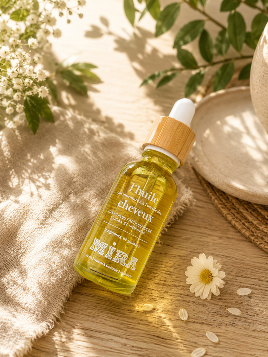 Huile Cheveux MIRA – Jojoba & Moringa