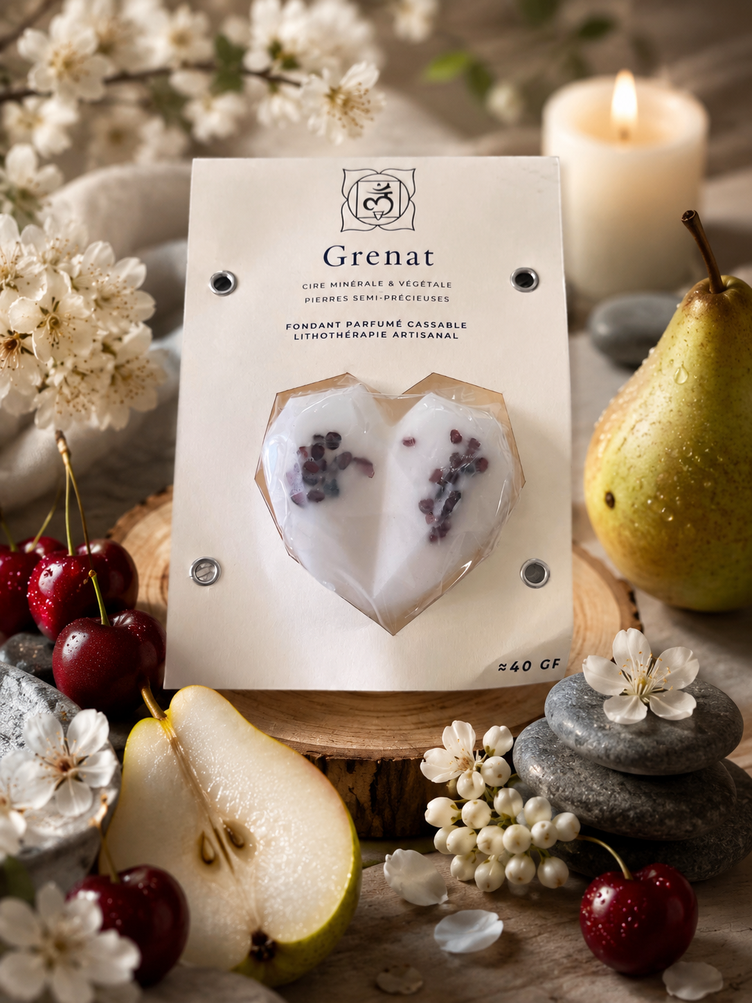Fondant Lithothérapie - Grenat