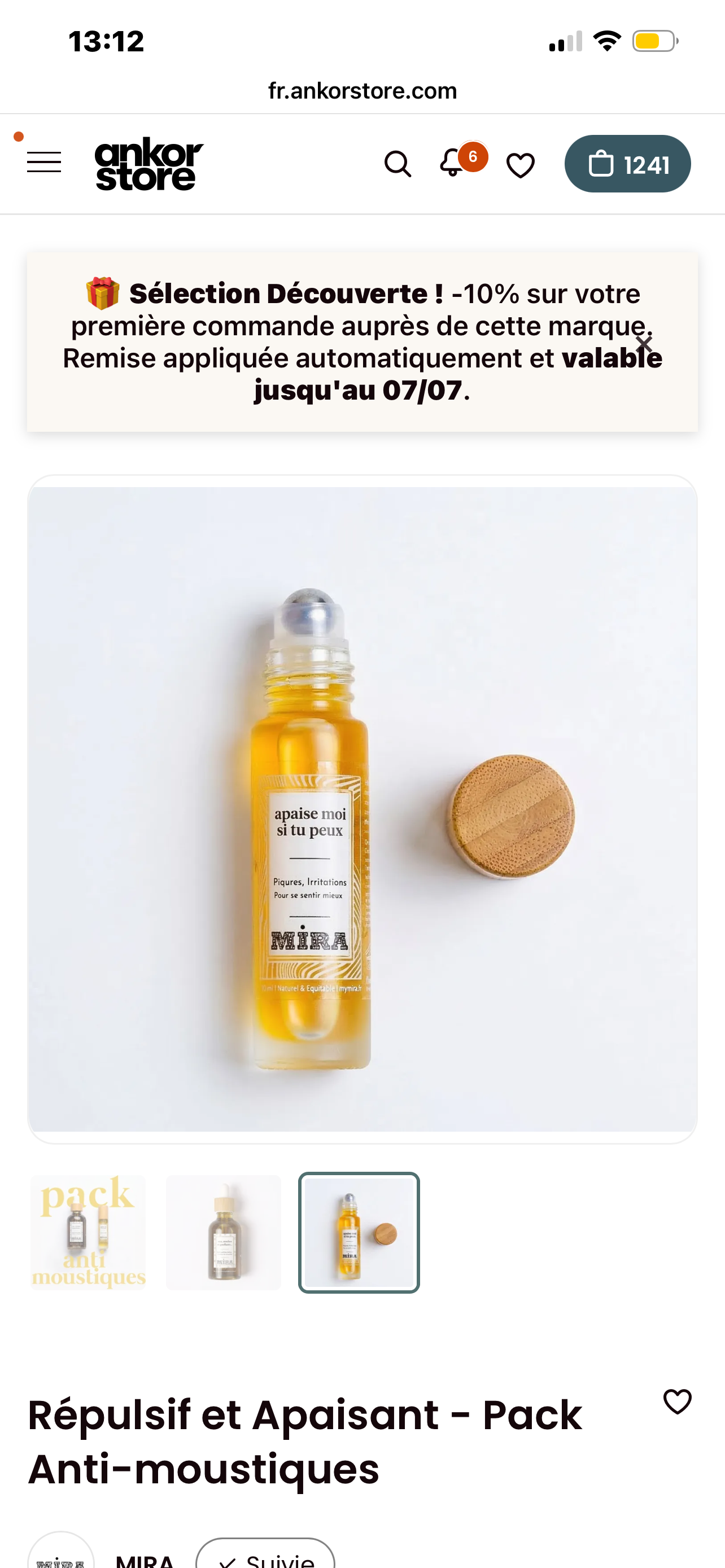 Répulsif et Apaisant - Pack Anti-moustiques