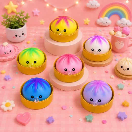 Squishy Dumpling Bubble Blower