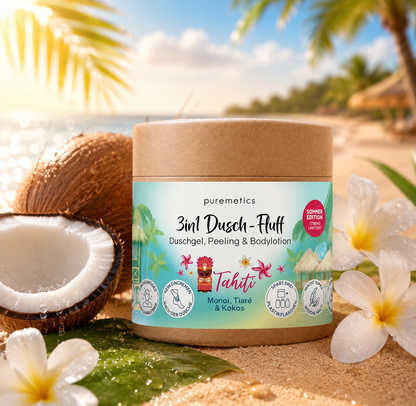 Mousse de douche 3 en 1 « Tahiti : Monoï, Tiaré & Noix de coco