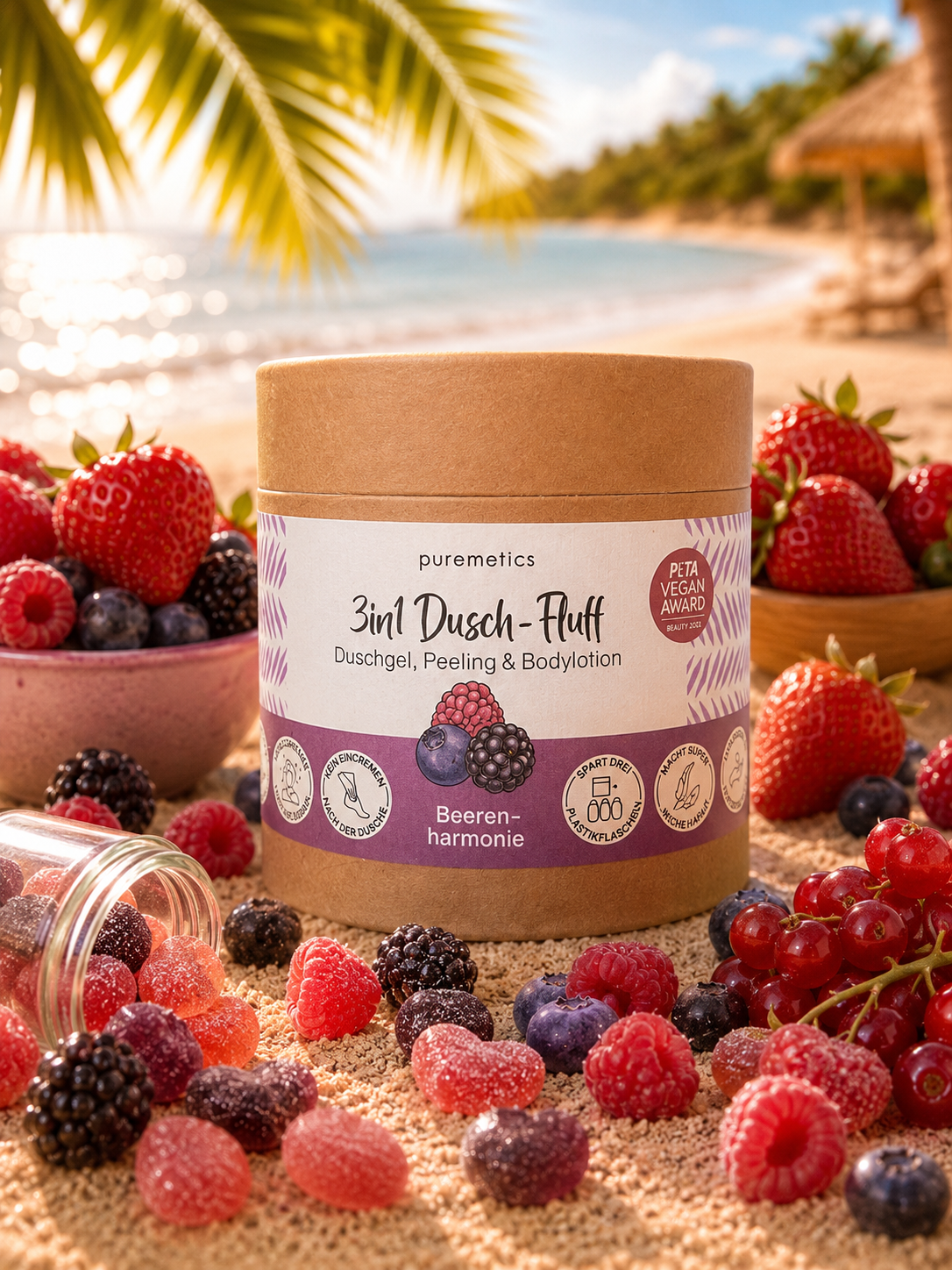Mousse de douche 3-en-1 – Harmonie Fruits Rouges