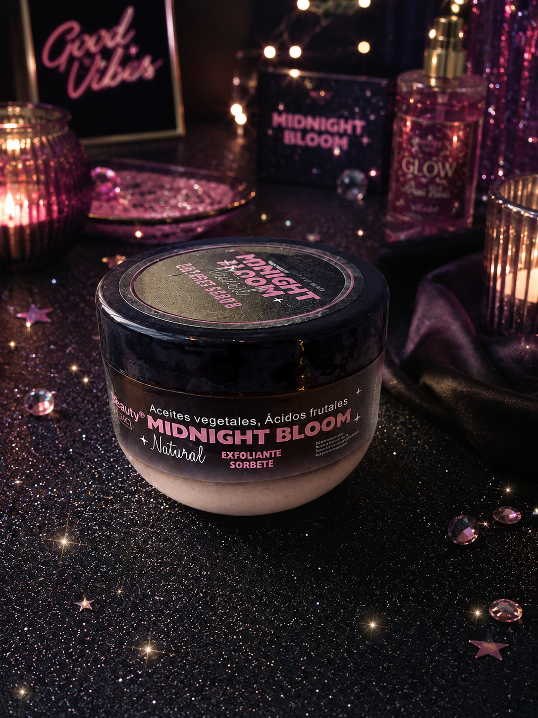 Gommage Corps Midnight Bloom – Exfoliant Sorbet 500 ml