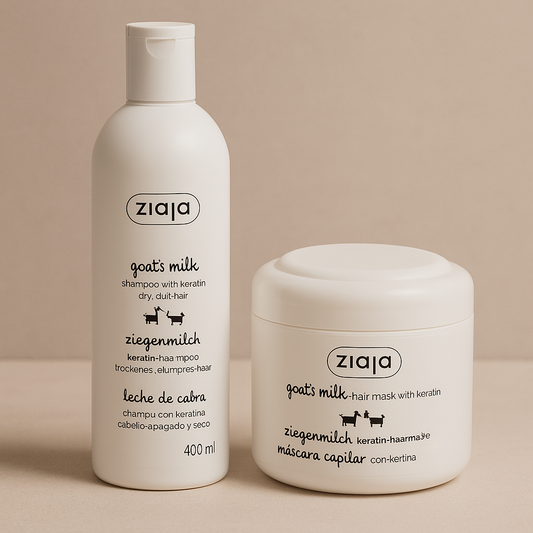 Duo routine capillaire au lait de chèvre
