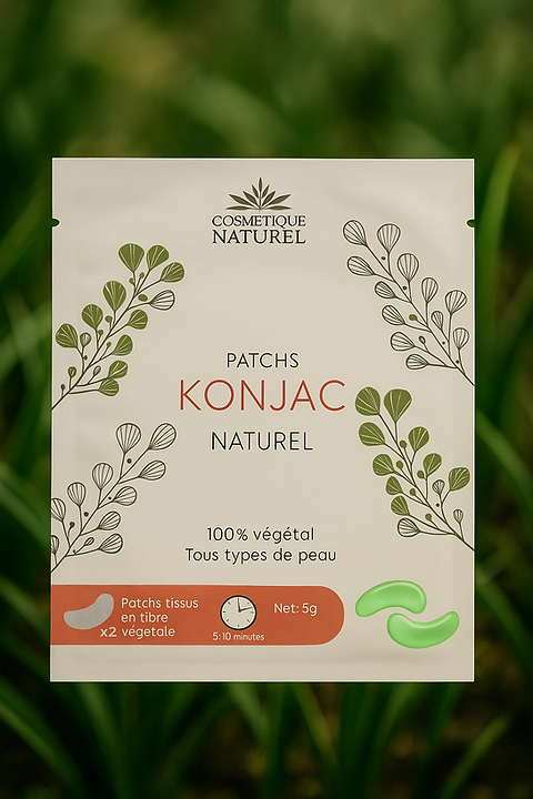 Patchs contours des yeux au Konjac - Aloé vera