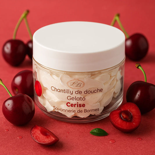 Chantilly de douche et bain Cerise