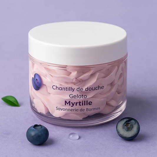 Chantilly de douche et bain Myrtille