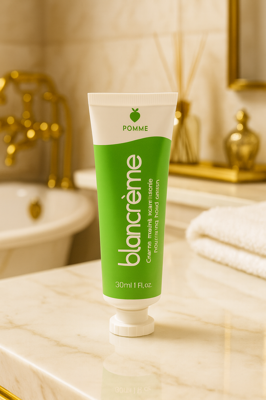 Crème main effet velours pomme noisette